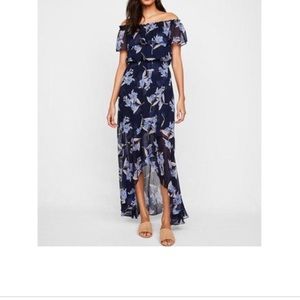 NWT Express off the Shoulder Maxi Dress